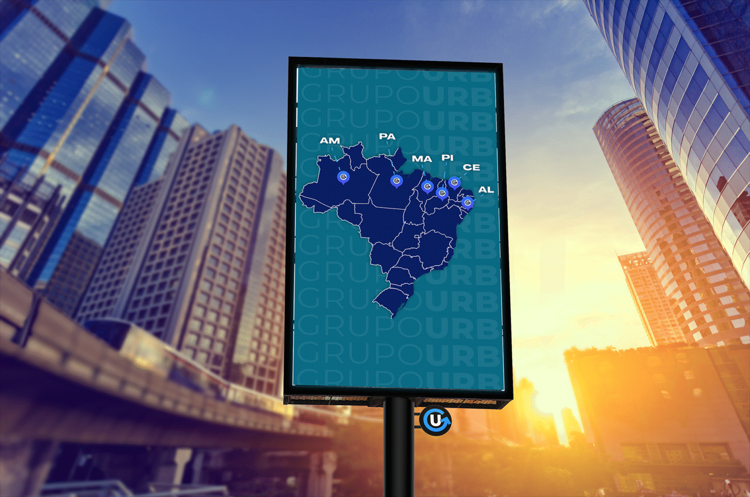 Grupo URB Conclui 2025 em Grande Estilo e Aumenta Liderança em Mídia OOH na Região Norte e Nordeste