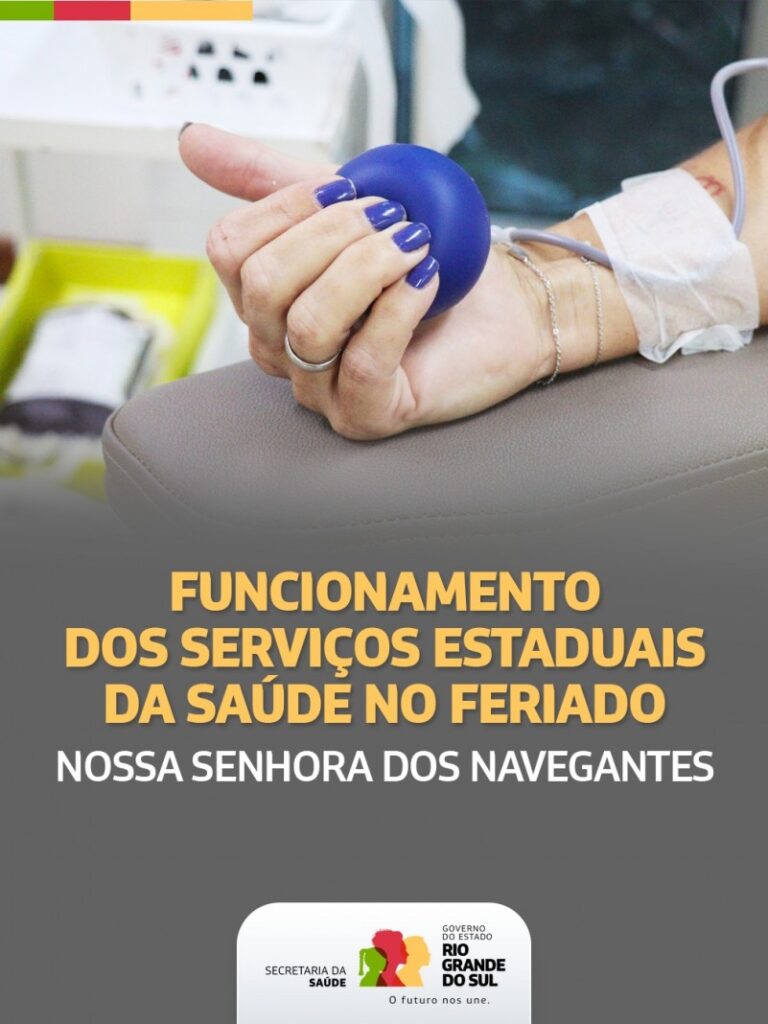 Alterações no Funcionamento dos Serviços de Saúde Durante o Feriado de Navegantes Alterações no Funcionamento dos Serviços de Saúde Durante o Feriado de Navegantes