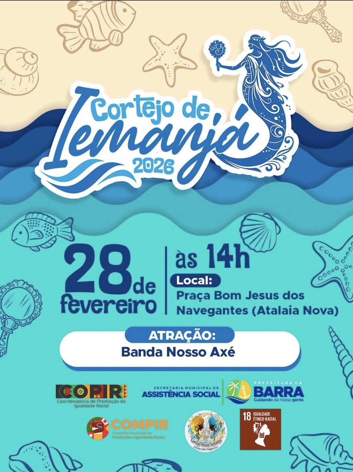 Cortejo de Iemanjá 2026: Uma Celebração da Cultura Afro-Brasileira em Barra dos Coqueiros Cortejo de Iemanjá 2026: Uma Celebração da Cultura Afro-Brasileira em Barra dos Coqueiros