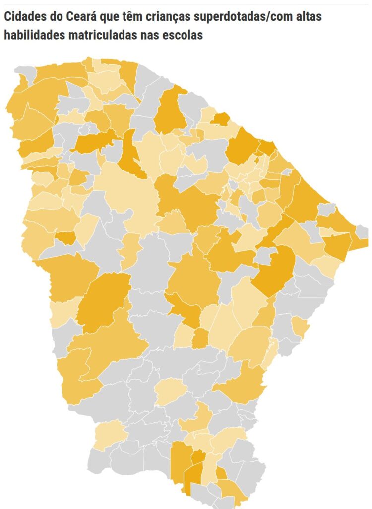 Ceará Registra 800 Alunos Superdotados em 108 Municípios: Um Retrato da Educação Especial