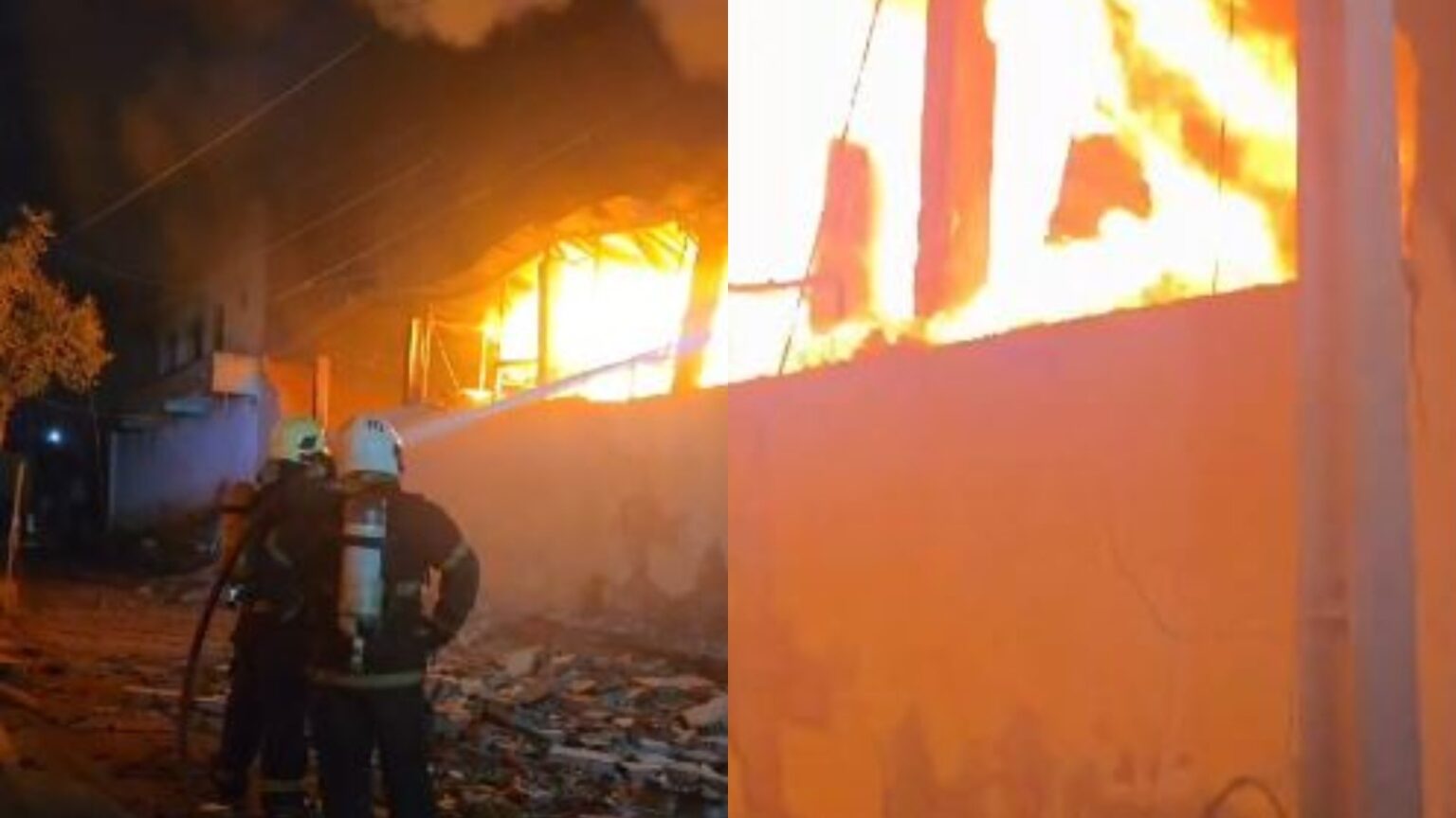 Fogo Devasta Fábrica de Velas em Juazeiro do Norte; Veja o Vídeo