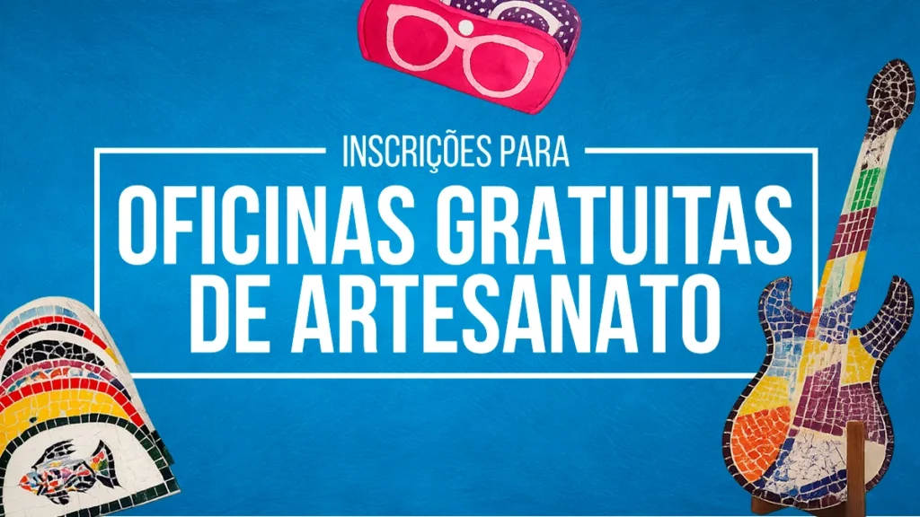 Oficinas Gratuitas de Artesanato na Casa da Cultura de São Pedro da Aldeia