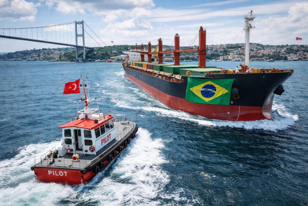 Rota Alternativa pela Turquia Garante Exportações do Agronegócio Brasileiro em Tempos de Crise