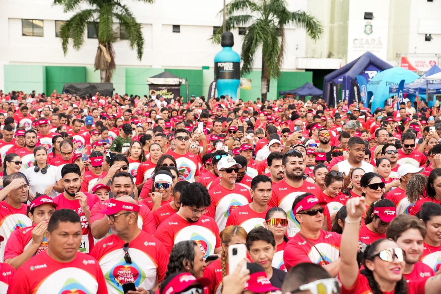 Corrida no Cariri: 4,5 mil participantes e 20 toneladas de alimentos arrecadados