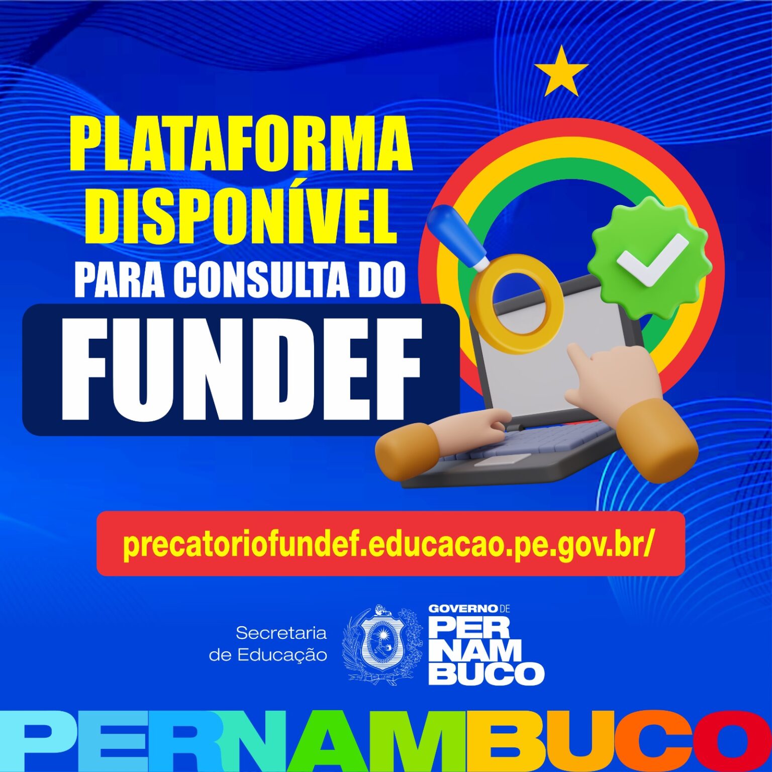 Plataforma do SEE Facilita Consulta ao Fundef em Pernambuco