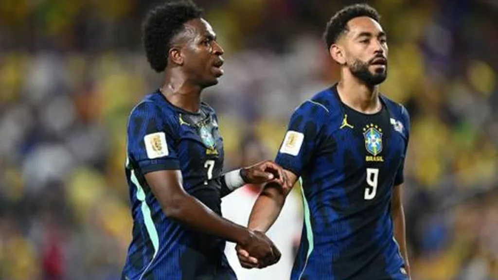 Brasil vence Haiti por 3 a 0 com dois gols de Matheus Cunha e assume liderança do Grupo C